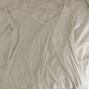 White V Neck Shirt